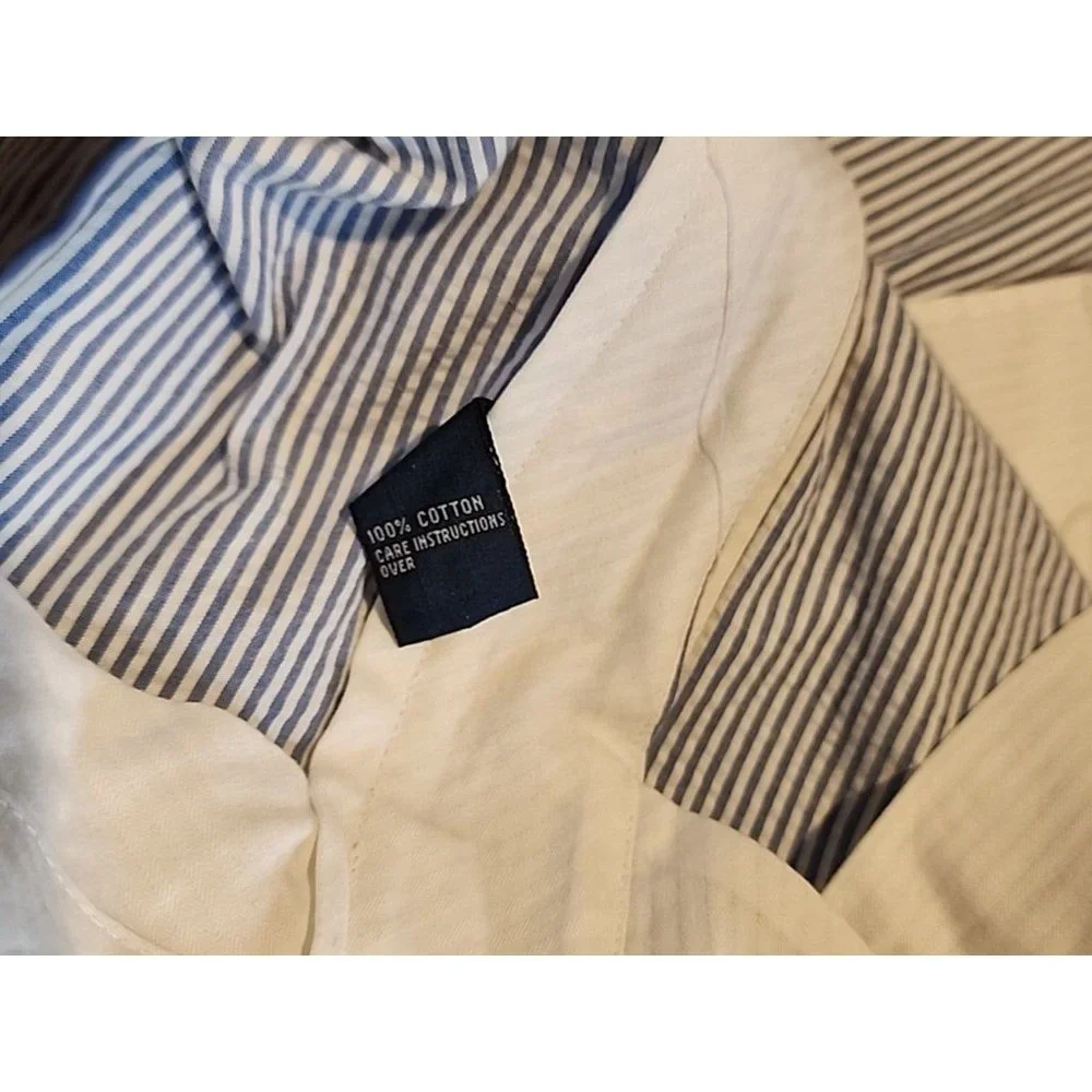 POLO RALPH LAUREN Men's 35 X 32 Blue & White Striped Pants Preppy Lawn Outdoor - Picture 6 of 14
